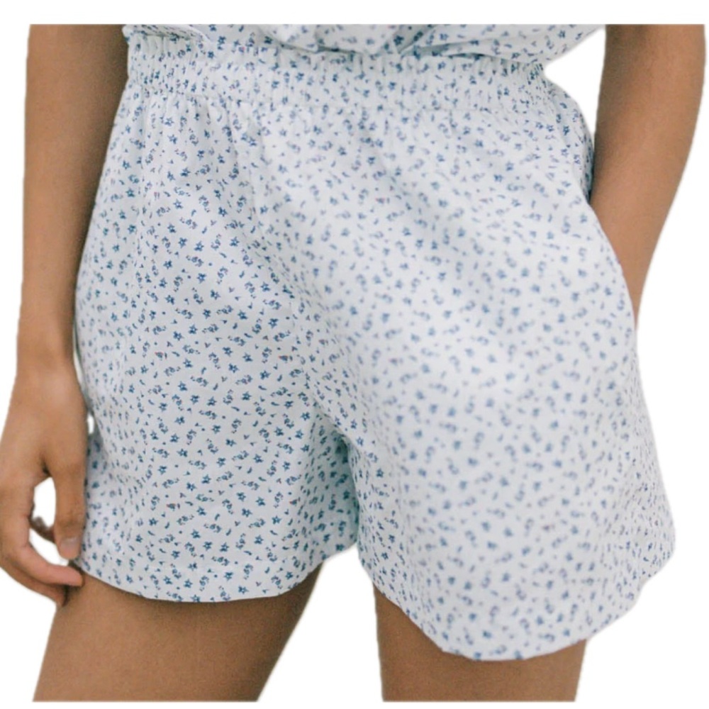 NWT 100% cotton paperbag waist shorts XXL 1X slow fashion sleepwear PJs pajamas